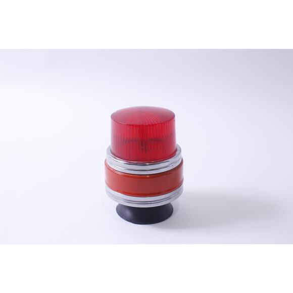 Red Emergency Blinking Light with Suction Cup, BBB, Safety, Lighting, Vintage - Picture 2 of 4